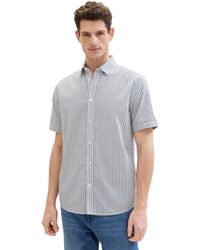 Tom Tailor - Regular Fit Hemd mit Allover Print - Lyst