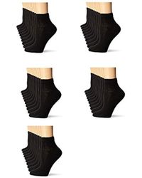 Hanes S Cushioned Ankle Athletic Socks 10-pack (681/10) - Black