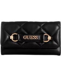 Guess - Logo Slim Wallet Clutch Bag - Lyst