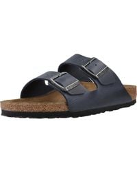Birkenstock - Arizona Oiled Leather Blu 39 - Lyst