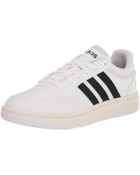 adidas Synthetic Hoops 3.0 - Basketball Shoes in Black/Black/Gray ...