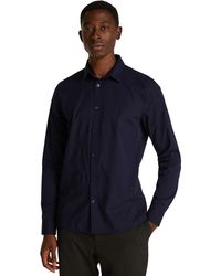 Calvin Klein - Camisa Hombre Slim Stretch Shirt ga Larga - Lyst