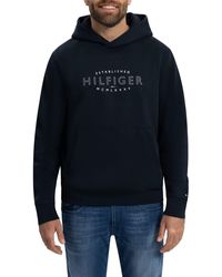 Tommy Hilfiger - Curve Logo Hoodie - Lyst