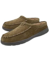 Clarks - S Cozy Open Back Suede Clog Slipper With Plush Sherpa Lining Indoor Outdoor Slippers For - Lyst