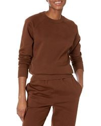 Amazon Essentials - Relaxed-fit Crew Neck Sweatshirt Met Lange Mouwen - Lyst
