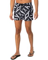 Calvin Klein - Boxer Mare CK Piscina Uomo Swimwear con Tessuto logato Elastico in Vita con Coulisse Articolo KM0KM00968 - Lyst