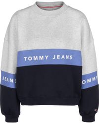 tommy jeans pastel colorblock w sweat
