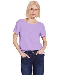 Street One - Sommer Bluse smell of lavender,42 - Lyst