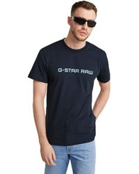 G-Star RAW - Logotipo Corporate Script R T Camiseta - Lyst