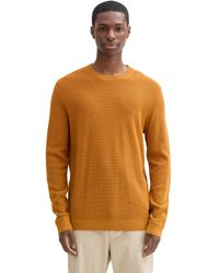 Tom Tailor - Basic Strickpullover aus Baumwolle - Lyst
