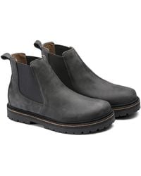 Birkenstock - , Stalon graphite, Nubuck Leather, 44 - Lyst