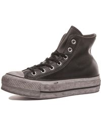 Converse - Chuck Taylor All Star Lift Leather Ltd Sneaker - Lyst