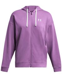 Under Armour - Rival Terry Os Fz Hooded - Lyst