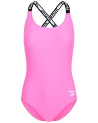 Reebok - S Clara Swimsuit Atomic Pink Xs-s - Lyst