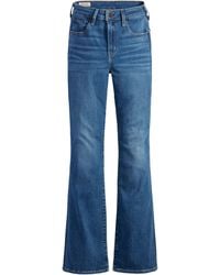 Levi's - 726 Hr Flare Z2288 Medium Indigo Worn Jeans - Lyst