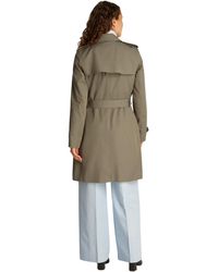 Tommy Hilfiger - Trenchcoat Cotton Slim Fit Kurz - Lyst