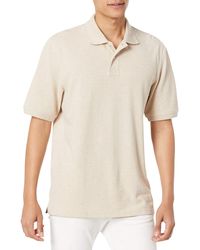 Amazon Essentials - Regular-fit Cotton Pique Polo Shirt Court - Lyst