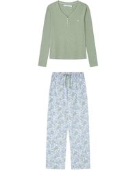 Women'secret - Long Pyjama Daily Farmer's Market Pijamas - Lyst