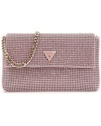 Guess - Zalina Mini Flap Clutch Bellarose - Lyst