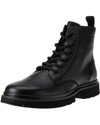 Calvin Klein - Eva Boot Mid Laceup Lth In Fad Western - Lyst