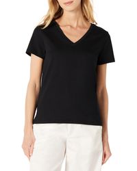 Amazon Essentials - Camiseta de ga Corta con Cuello en V - Lyst
