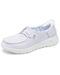 Skechers - Hands Free Slip-ins Go Walk Joy Moc Toe Casual Shoe Boat - Lyst