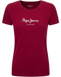 Pepe Jeans - Nieuw Virginia Ss N T-shirt Voor - Lyst