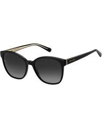 Tommy Hilfiger - Th 1811/s Sunglasses 55/17/140 Black/grey Shaded - Lyst