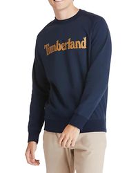 Timberland - Oyster R BB Crew Sweat Sweatshirt Pullover TB0A2C6H blau - Lyst