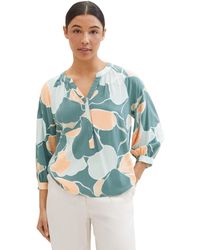 Tom Tailor - Tunica Bluse mit Muster - Lyst