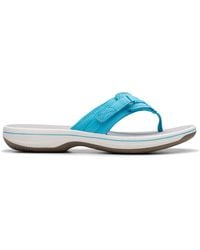 Clarks - Brinkley Sea Toe Post Sandals - Lyst