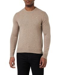 Hackett - Lambswool Crew Pullover Sweater - Lyst