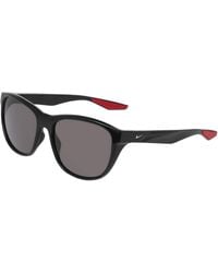 Nike - Sonnenbrille Explorer Flow IO0101X 010 Black/Grey 55/17/140 UNISEX - Lyst