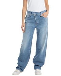 Replay - Jeans Zelmaa Tapered-Fit Rose Label aus Comfort Denim - Lyst