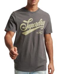Superdry - Vintage Script Workwear Tee Formal Shirt, - Lyst
