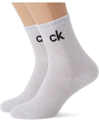 Calvin Klein Short Crew 1p Modern Logo Keira Calcetines - Negro