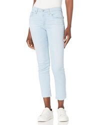 AG Jeans - Prima Mid-rise Cigarette Crop In 27 Years Panorama - Lyst