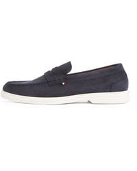 Tommy Hilfiger - Mocasines Hombre Nubuck de piel - Lyst