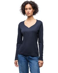 Street One - 3229435 Shirt mit Herzausschnitt - Lyst