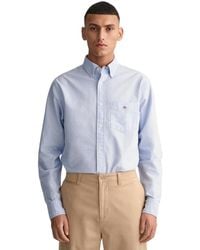 GANT - REG Oxford Shirt Hemd - Lyst