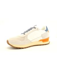Napapijri - Np0a4i79 Sneakers With Laces In Suede/fabric - Lyst