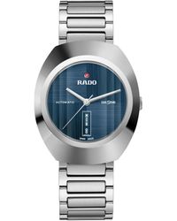 Rado - Diastar Original Blue Dial With Date Display - Lyst