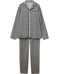 Benetton - Pig(shirt+pant) 41hh4p007 Pajama Set - Lyst