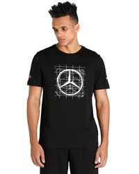 PUMA - Tops Mercedes F1 Logo T-Shirt XL Black - Lyst