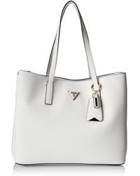 Guess - Meridian Girlfriend Tote Stone - Lyst