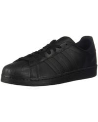 adidas - Originals Superstar Casual Sneaker,black/black/black,7 Uk(40 2/3 Eu) - Lyst
