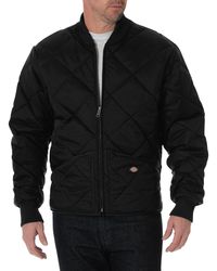 Dickies - Big-tall Diamond Quilted Nylon Jacket - Lyst