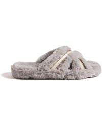 Ted Baker - Topply Co Slip S Slippers Light Grey 3 - Lyst
