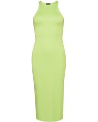 Superdry - Studios Jersey Racer Dress W8011322A Bright Lime Green 8 Mujer - Lyst