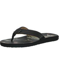 Quiksilver - Carver Print 3 Point Flip Flop Athletic Sandal - Lyst